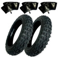 2) HD Tires And 3) Tubes Straight Stem Size 2.50-10 2.50X10 For Honda XR50 50CC