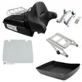 Chopped Trunk Pad Rack Docking Plate Fit For Harley Touring Road Glide 2014-2026