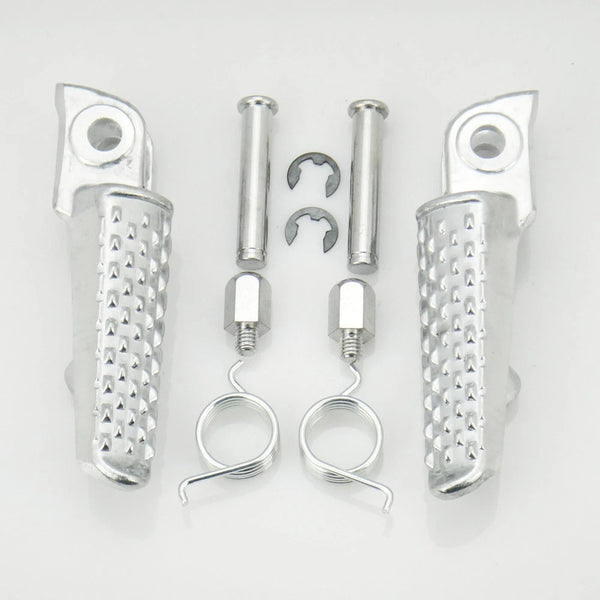 Motorcycle Front Footrest Footpegs For Honda CB1000R 2008-2011 Silver