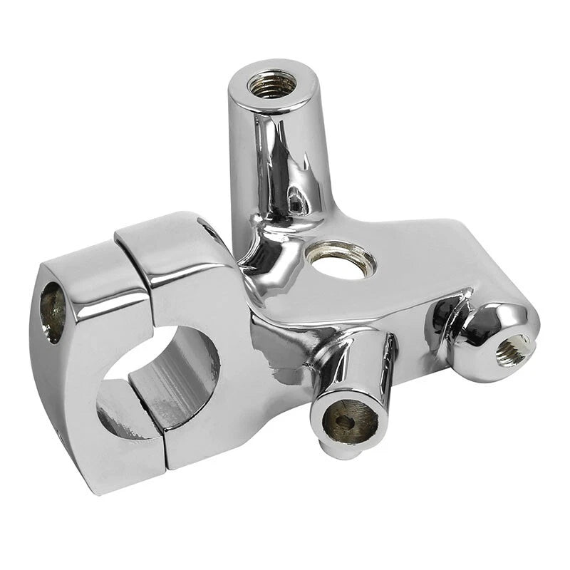Chrome 1" Handlebar Clutch Lever Holder Bracket Perch For Honda Shadow 600 VT750