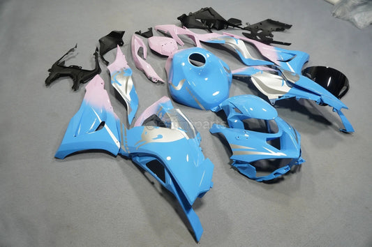 For 2024 2025 Kawasaki Ninja ZX6R 636 Glossy Blue Pink Fairing Kit +Tank +Bolts