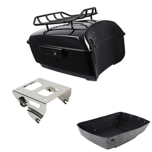 King Trunk Luggage Solo Mounting Rack Fit For Harley Street Road Glide 2014-2026