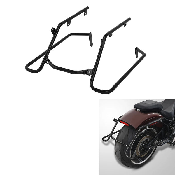 Hard Saddlebag Saddle bag Conversion Bracket Fits For Harley Fat Boy w/ Hardware