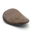 Retro Synthetic Leather Solo Driver Seat For Harley Honda Chopper Bobber Custom