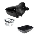 King Trunk Backrest Pad Two-Up Mount Fit For Harley Touring 97-08