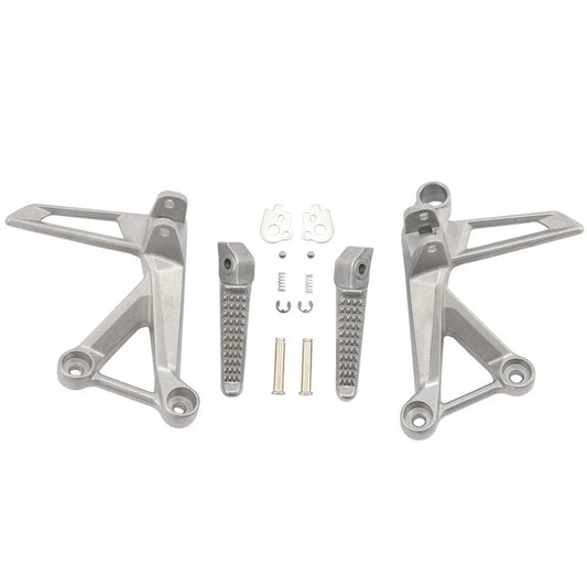 Honda CB500F CBR500R Silver Rear Passenger Foot Pegs Bracket Fit For 2016-2023