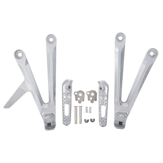 Rear Passenger Footrest Footpegs Brackets Fit For Honda CBR600RR 2005-2006 05 06