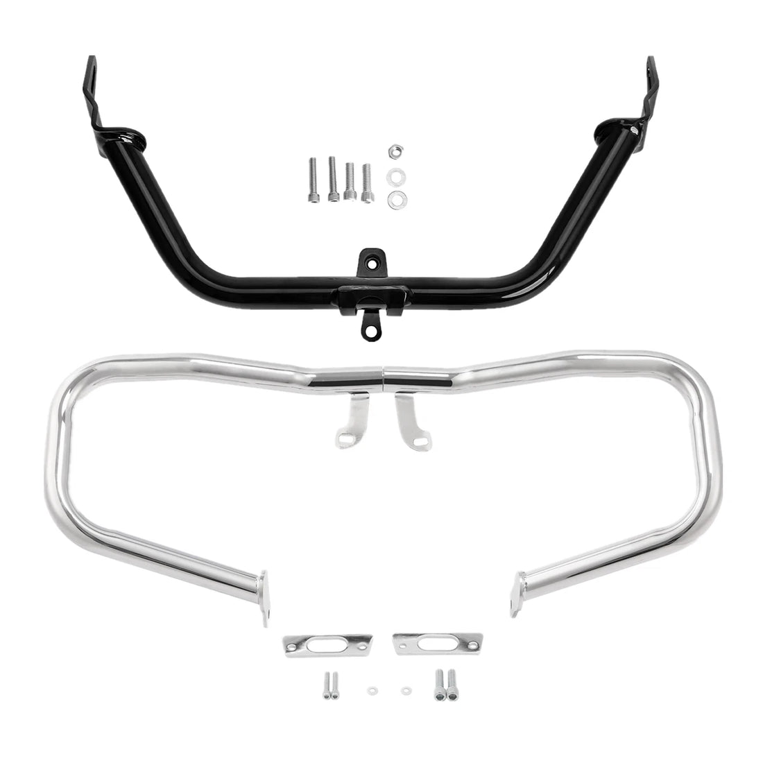 Chopped Engine Guard Crash Bar Fit For Harley Road Glide 15-23 W/Fairing Support