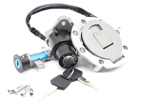 Ignition Switch Fuel Gas Cap Seat Lock Set For Yamaha TZR125 TZM/TZR150 TDM850