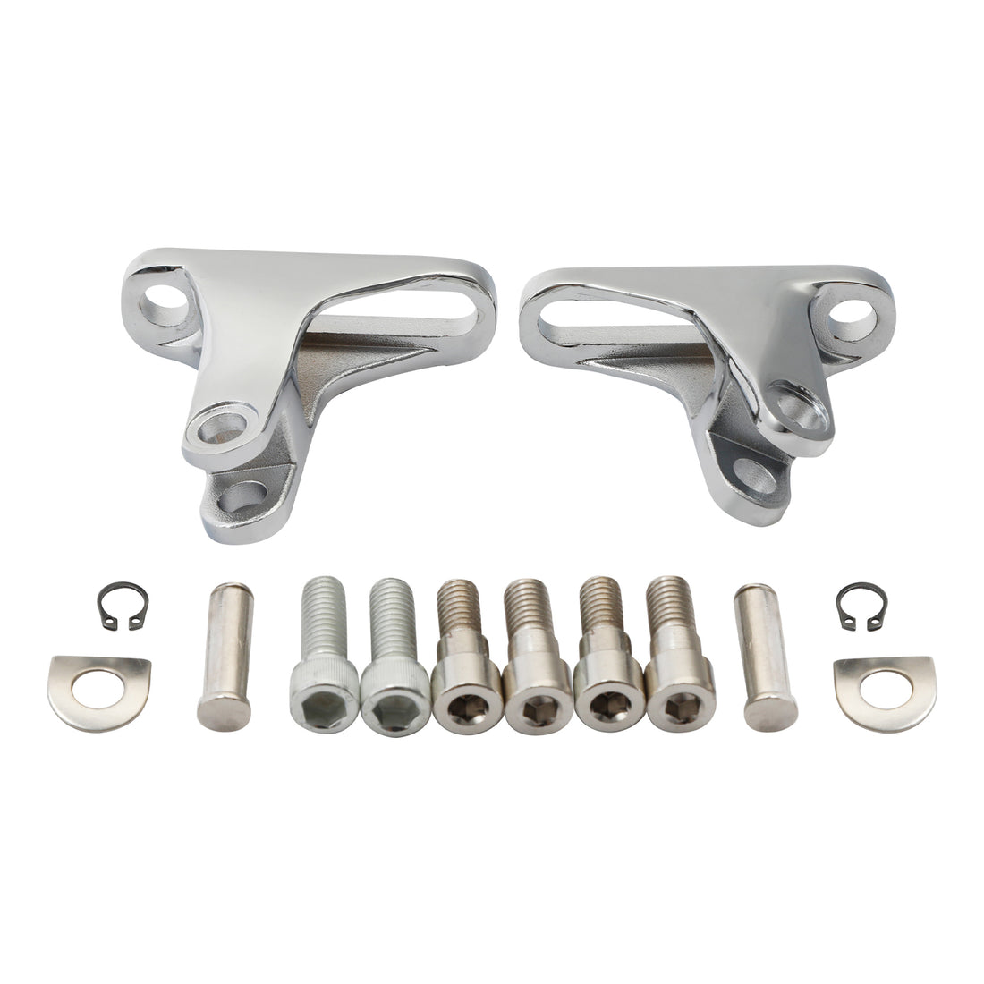 Chrome Passenger Footpeg Peg Mini Mount Fit For Harley Touring Models 1993-2025