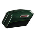 Hard Saddlebags Fit For Harley Touring FLHX 14-24 Deep Jade Pearl/Vivid Black
