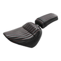 Black Red Rider & Passenger Seats Fit For Harley Softail Standard Fxst 2018-2024