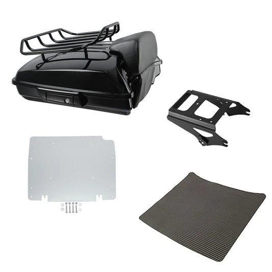Razor Trunk Pad Mount Rack Plate Fit For Harley Touring Road Glide 2009-13