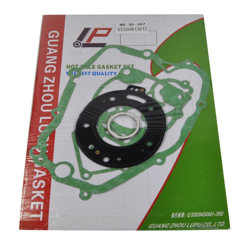 Engine Cylinder Crankcase Cover Complete Gasket Set For Yamaha DT200 DT200R 3ET