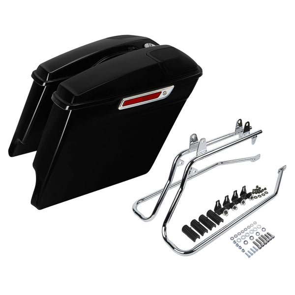 Hard Saddlebags 5x7" Speaker Grill Bracket Fit For Harley Softail models 1984-17