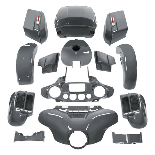 Fairings Body Work Fit For Harley Electra Glide Ultra Limited 14-24 Gunship Gray