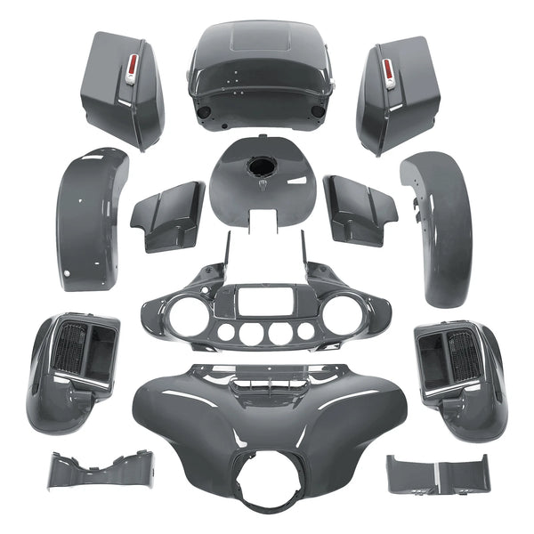 Fairings Body Work Fit For Harley Electra Glide Ultra Limited 14-24 Gunship Gray