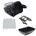 Black King Trunk Backrest Base Plate Mount Rack Fit For Harley Touring 2014-2026
