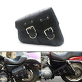 Black False Leather Left side Saddlebag Saddle Bag For Harley Sportster XL883