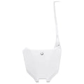 UFO Front Number Plate White For Honda CRF450R 2021-2026