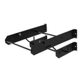 Black Accessory Motor Storage Rack Fits Fit Harley Touring Road King Wall Mount