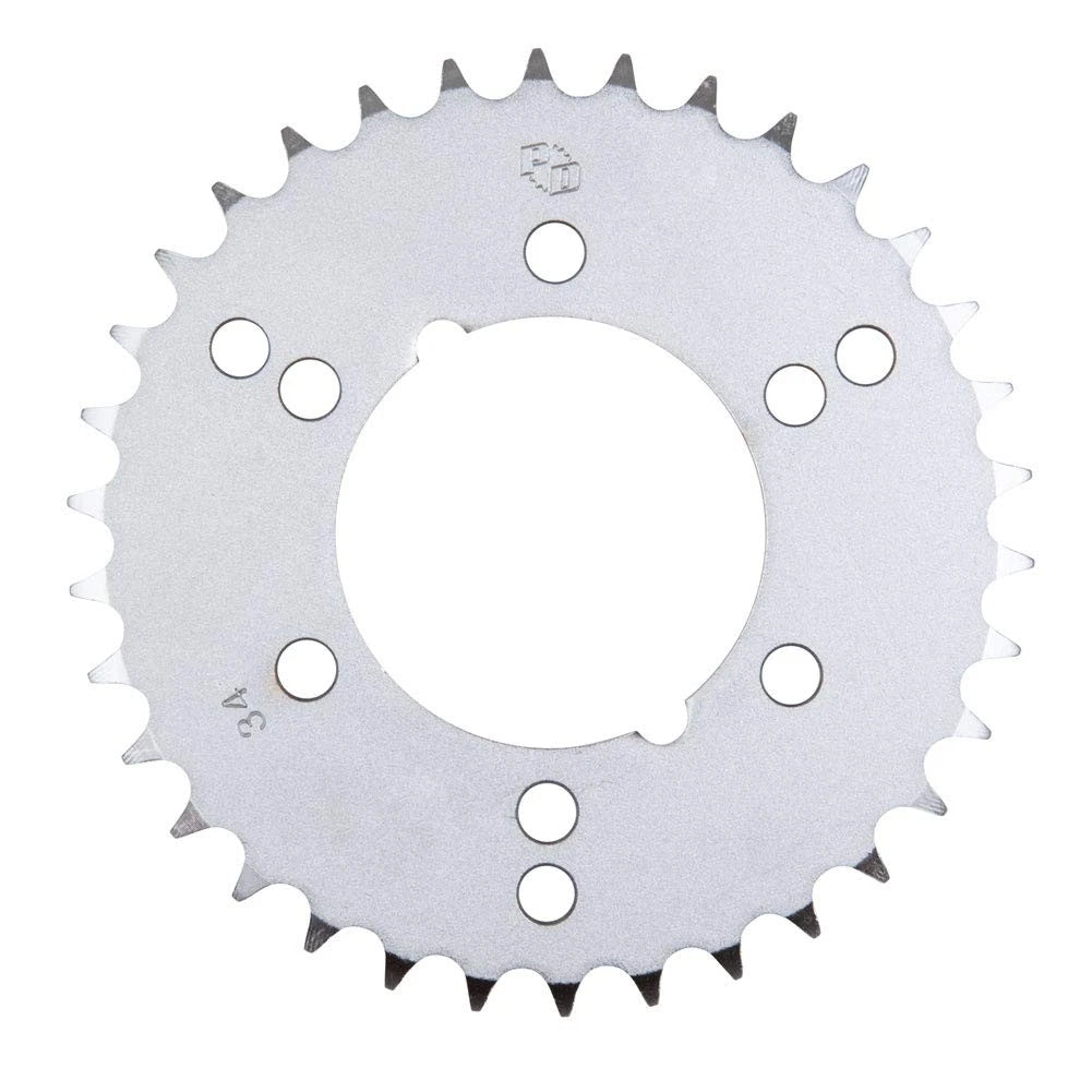 Primary Drive Rear Steel Sprocket 34 Tooth Silver For Polaris Trail Boss 325 2x4