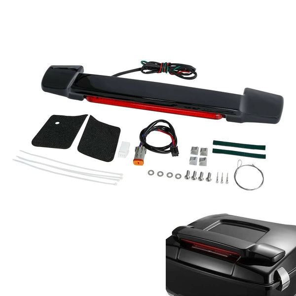 King Chopped Razor LED Tail Light Spoiler Fit For Harley Touring Electra Glide