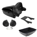 King Trunk Speakers Backrest Mount Fit For Harley Touring Road Glide 97-08