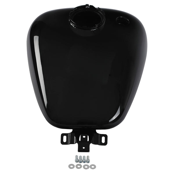 Vivid Black 6gal. Gallon Fuel Gas Tank Fit For Harley Cvo Street Road Glide
