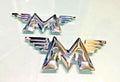 For Matchless G3 G9 G12 G80 Fuel Tank Chrome Set M Wing