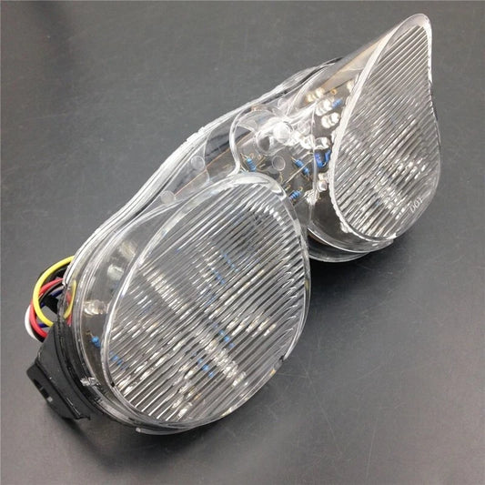 Fit Yamaha Yzf R6 1999-2002 XJR1300 LED Tail Light Clear Integrated Turn Signals