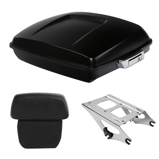Razor Trunk Pad Mount Rack Fit For Harley Street Road Glide 14-2026 Black Denim