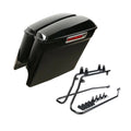 5" Stretched Hard Saddlebags Conversion Bracket Fit For Softail Fatboy 1986-2017