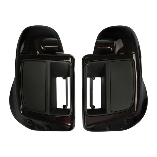 Lower Vented Fairings Fit For Harley Cvo Street Glide 2014-24 2018 Black Forest