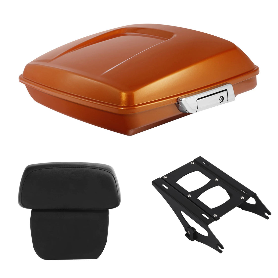 Razor Trunk Backrest Mount Fit For Harley Electra Glide 2014-2026 Amber Whiskey