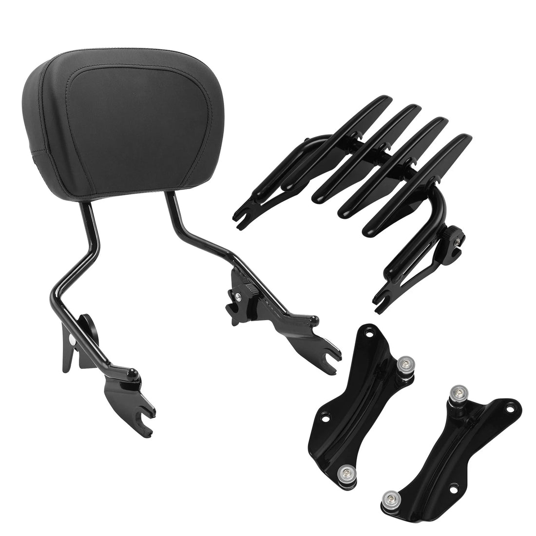 Backrest Sissy Bar Luggage Rack Docking Fit For Harley Davidson Touring 2014-Up