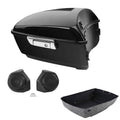 King Trunk & Speakers Fit For Harley Touring Electra Road Street Glide 2014-2026