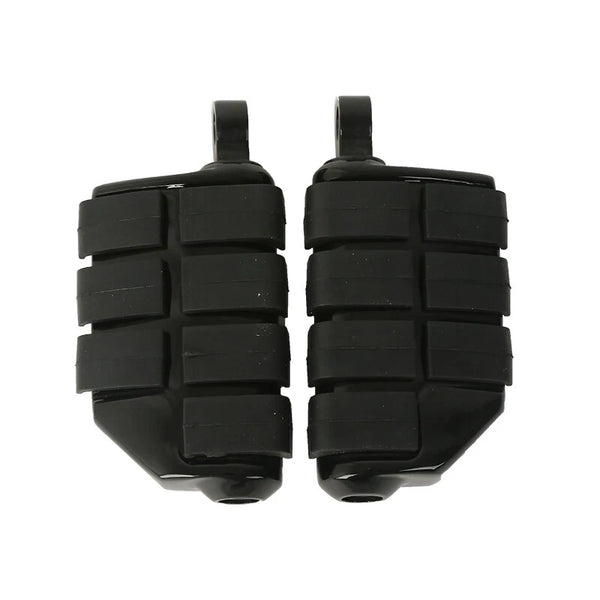 Black Male Mount Footpegs Footrest Fit For Harley Touring Sportster Softail Dyna