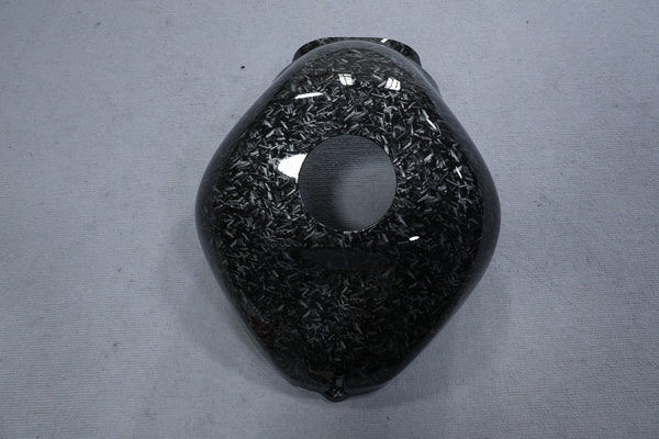 Forged Carbon Fiber Fuel Gas Tank Cover Fairing For Kawasaki Ninja ZX6R 2005 06