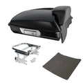 Matte Black Razor Trunk Pad Mount Fit For Harley Touring Road Glide 97-08