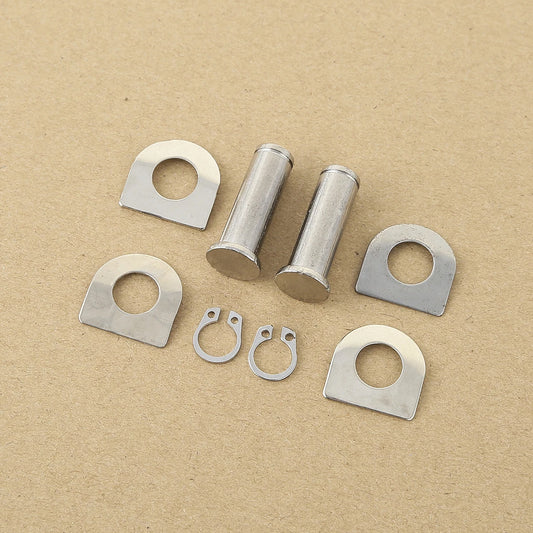 Chrome Passenger Footpeg Mounts Kit Pins Fit For Harley Sportster XL 883 1200