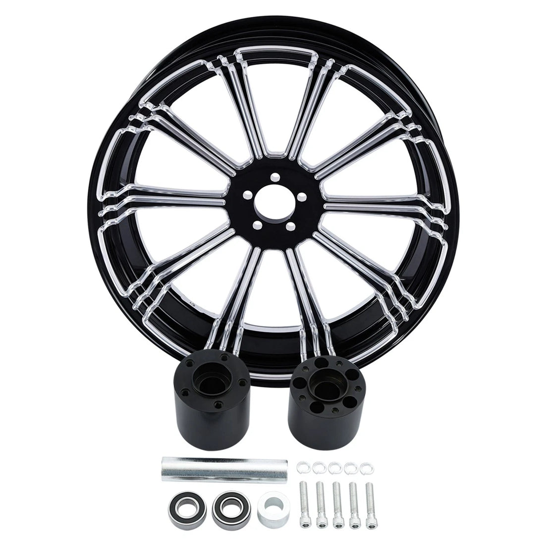 18"x5.5" Rear Wheel Rim & Hub Fit For Harley Touring Road Electra Glide 97-2008