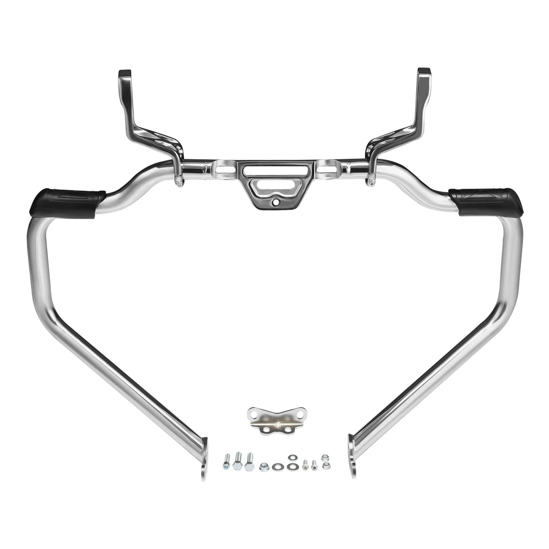 Chrome Mustache Engine Guard Support Bracket Fit For Harley Low Rider ST 2022-25