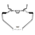 Chrome Mustache Engine Guard Support Bracket Fit For Harley Low Rider ST 2022-25