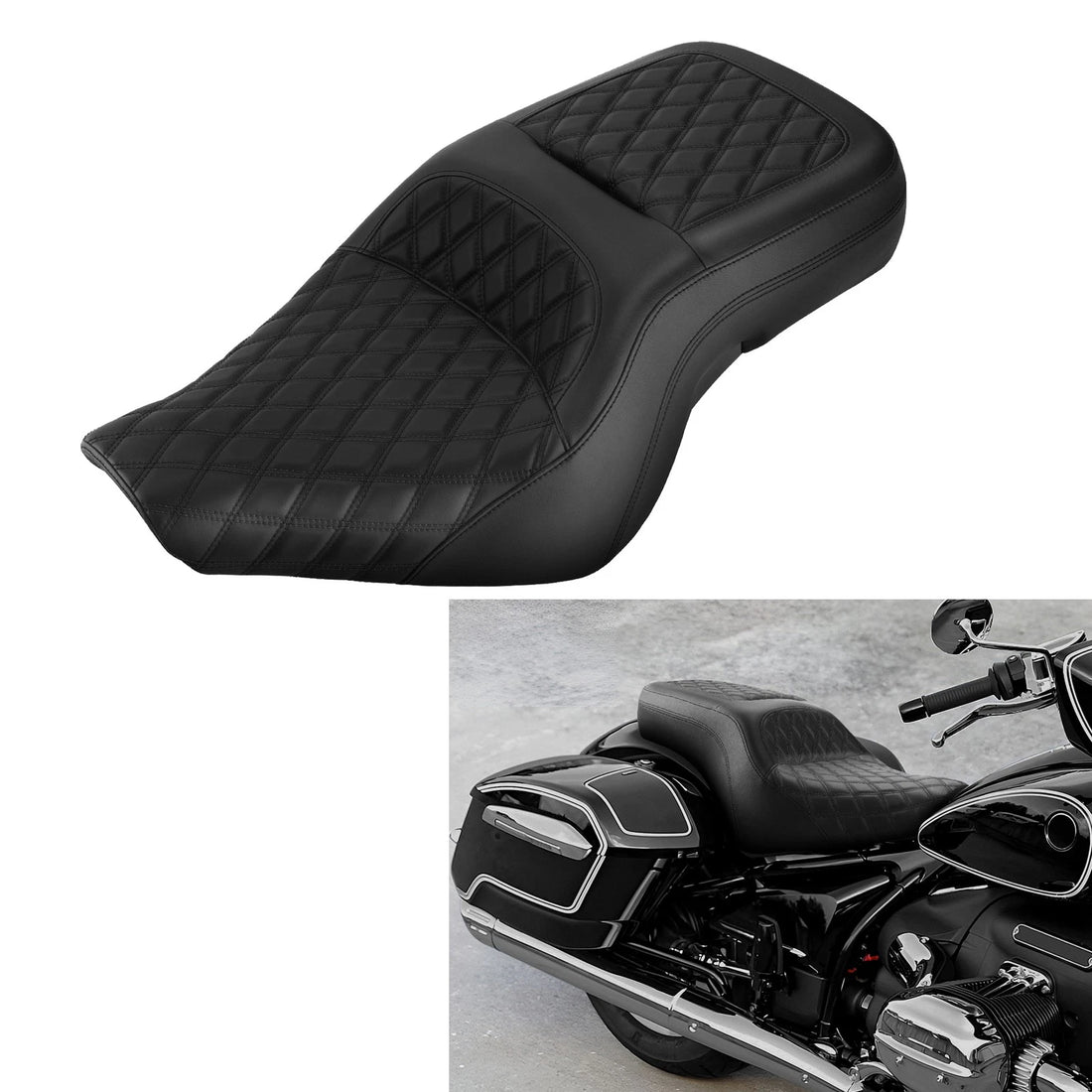 Driver & Passenger Seat 2-up Fit For BMW R18 B R18 Transcontinental 2020-2024