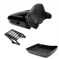 Chopped Trunk Backrest Mount Rack Fit For Harley Touring Street Glide 2014-2026