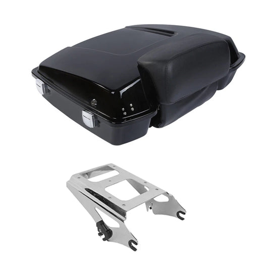 Razor Trunk Backrest Rack For Harley Touring Road King Electra Glide 09-13