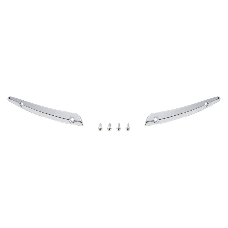 Chrome Split Windshield Windscreen Trims Fit For Harley Road Glide 2015-2023 16