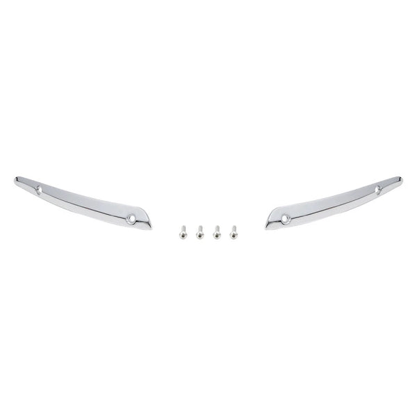 Chrome Split Windshield Windscreen Trims Fit For Harley Road Glide 2015-2023 16