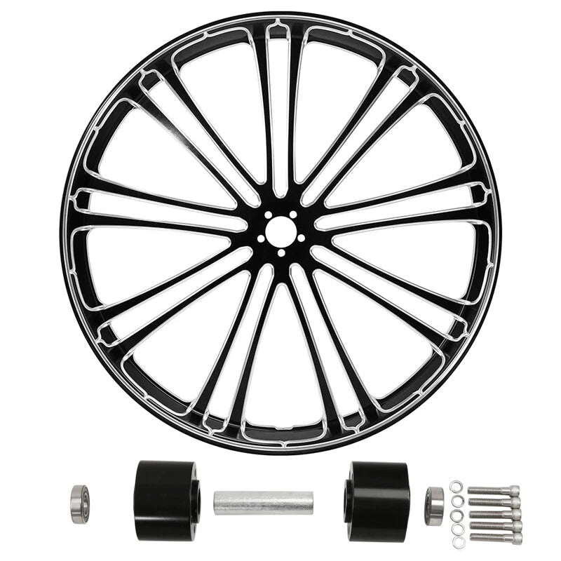30" x 3.5" Front Wheel Rim Dual Disc Hub Fits For Harley Street Glide 1997-2021